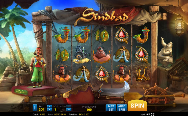 Игровой автомат Sindbad - играй бесплатно без регистрации в казино Фараон